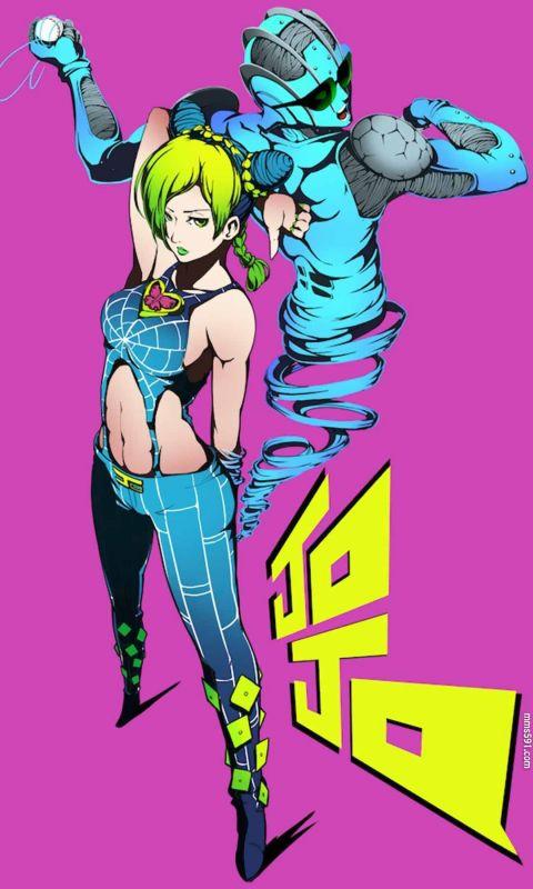 女jojo的奇妙冒险石之海女主角空条徐伦手机壁纸图片