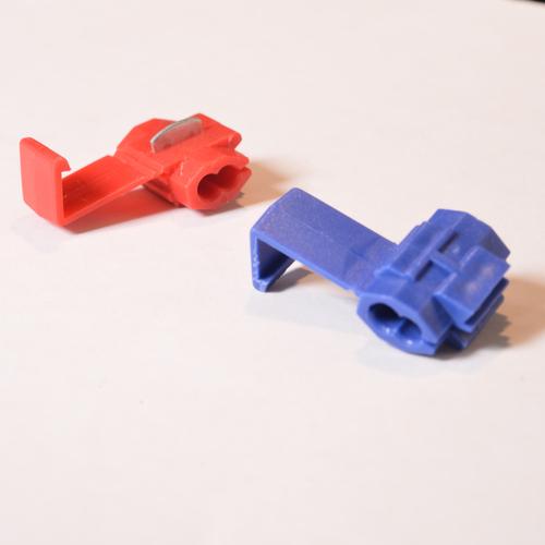 免破线卡子蓝色2.5平方免破线快速接线端子 接线夹 分线线夹