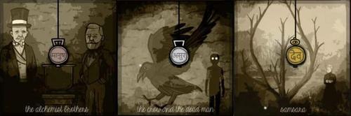 vanderboom兄弟代表的人道;一人转生乌鸦,一人暴毙进入阿修罗道和轮回