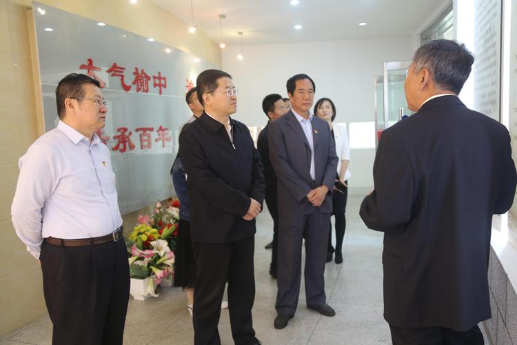榆林市委常委,市委组织部部长张启东莅临榆中调研指导