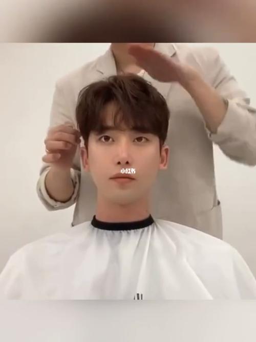 蓬松感十足三七分发型97韩式男生烫发发型_发型_男士烫发_气垫烫