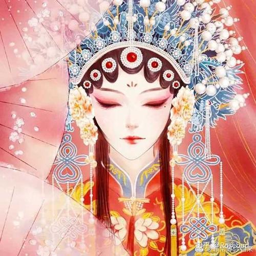 京剧头像女唯美