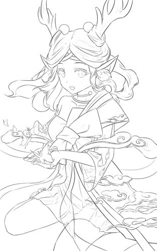 《遇见神鹿-瑶》 - 原创作品 - 站酷(zcool)