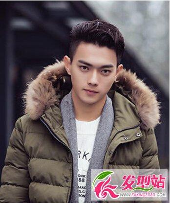 两边剃短男生短发发型