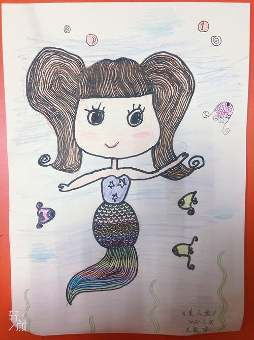 《美人鱼♀》索思艺术周六13:00-14:30线描班学员风采及作品