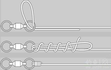 路亚钓法的鱼线各种连接方法