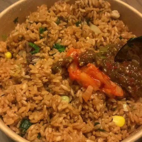 仁厚·牛油拌饭-"定的外卖,大半夜的实在不行得吃口饭