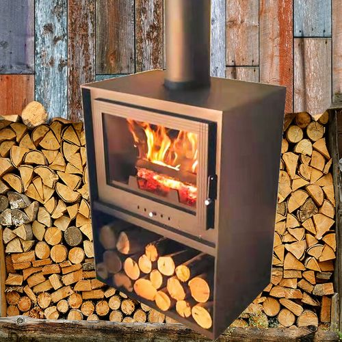 铸铁壁炉真火家用燃木柴火炉装饰民宿客厅小户型多功能烧水取暖炉