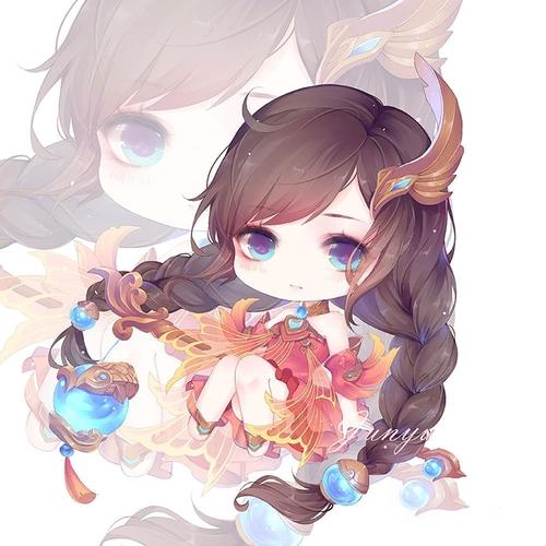 分享一波王者荣耀q版形象之大乔(十二期)