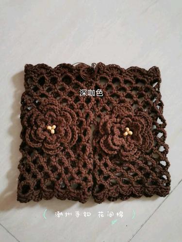 春夏空手钩花半指玫瑰花手套防晒手套