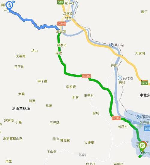 线路简介:严羽公园-316国道-云灵山景区-316国道-严羽公园