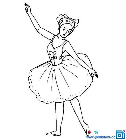 动漫人物跳舞简笔画