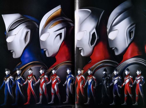 奥特曼平成三杰视觉书特写环节c030404模玩分享