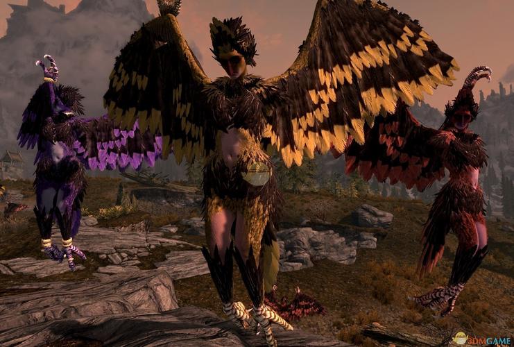 上古卷轴5天际鹰身女郎三姐妹mod