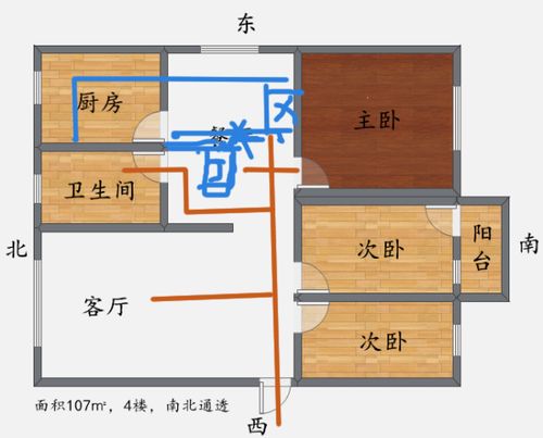 家里的老房子户型图如下大家分析下户型怎样设计才更好呢