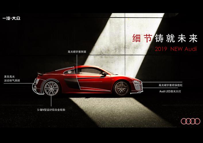 奥迪海报 习作