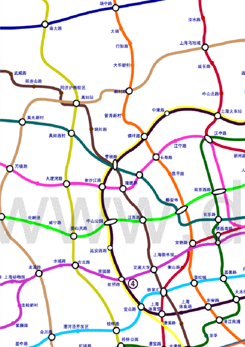 2020年上海地铁规划图