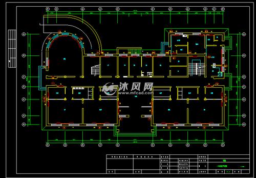 一层采暖平面图