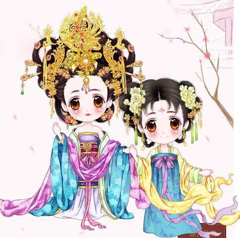 呆萌娘娘头像卡通