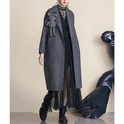 新达衣岩2021年冬季新款毛呢大衣dauw121044谁掉了造梦精灵之三