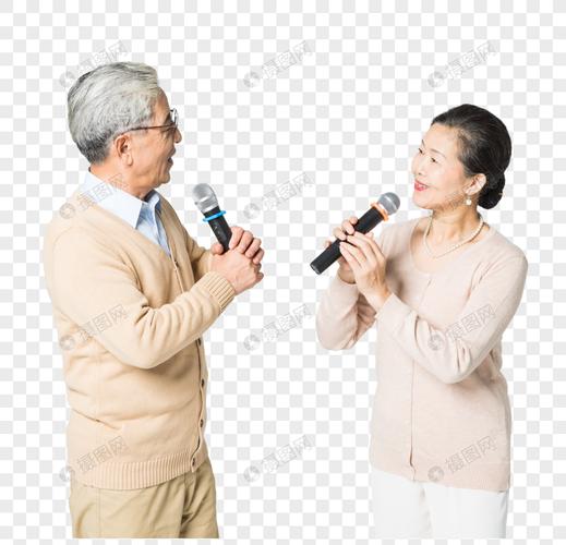 恩爱老年夫妻唱歌