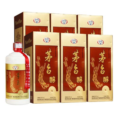 茅台集团 茅台醇优品 52度500ml*6整箱 浓香型白酒