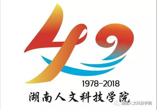 湖南人文科技学院40周年校庆标识(logo)征集打call