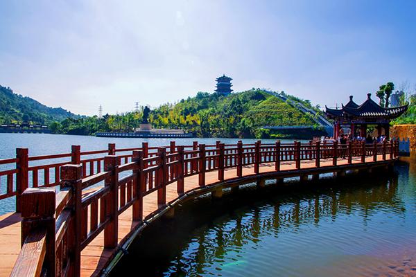 风景秀丽的桂阳文化园.图片来源:郴州文明网