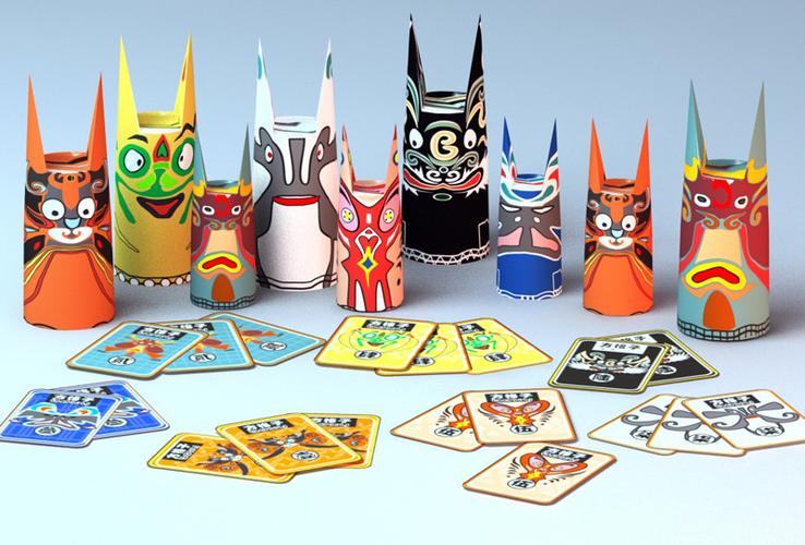 脸谱玩具纪念品设计