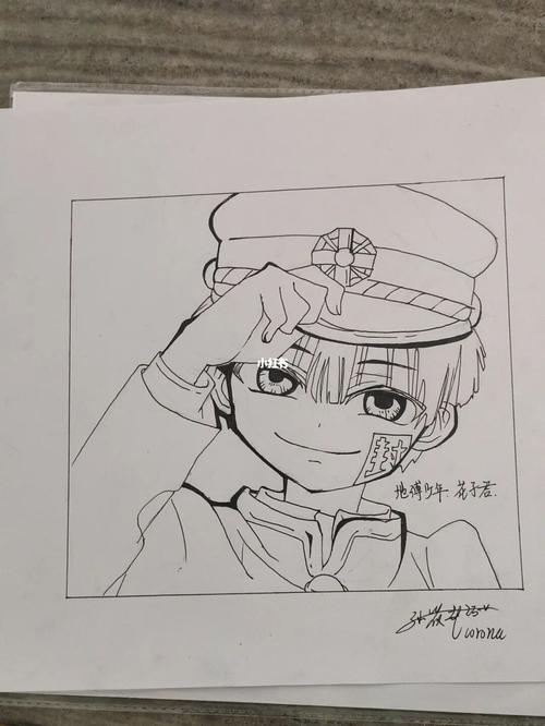 交个稿_临摹_绘画_樱花_铅笔_中性笔_地缚少年花子君_兴趣爱好_绘画