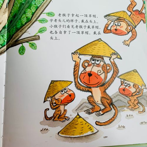 绘本故事——《猴子学样》