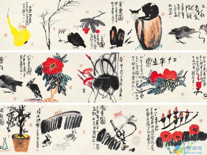 姜国华的艺术市场从2009年起一路高歌猛进,其师承刘海粟,擅长大写意