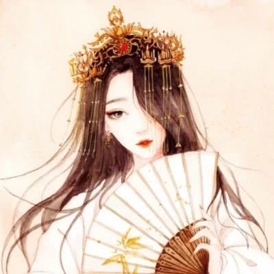 古风背影手绘图片唯美图片女生头像