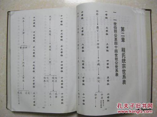 程氏宗谱江苏淮阴思运公支系徐溜镇江桥村程庄显承堂始祖伯符本姓公孙