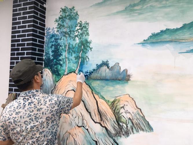 深圳观澜山水田园(山水画廊)壁画
