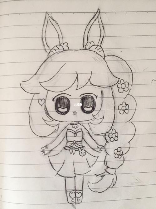 斗罗大陆小舞简笔画_小舞_简笔画_斗罗大陆_布丁_手绘