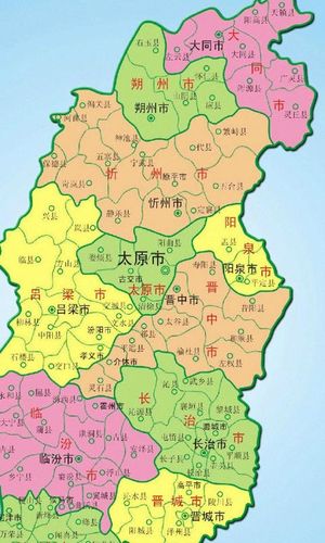 山西省地图