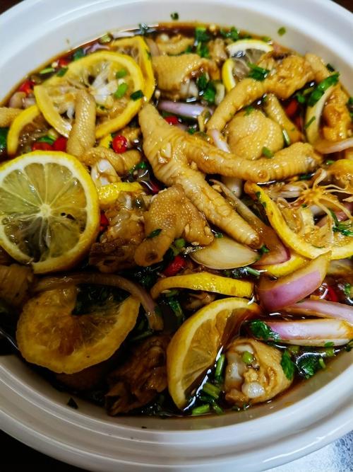 柠檬百香果鸡爪