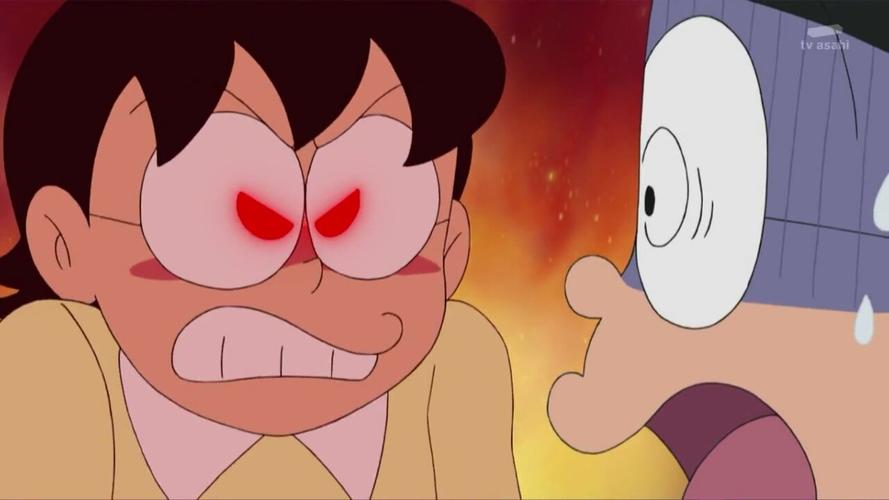 为什么她生气大雄会这么害怕?动漫