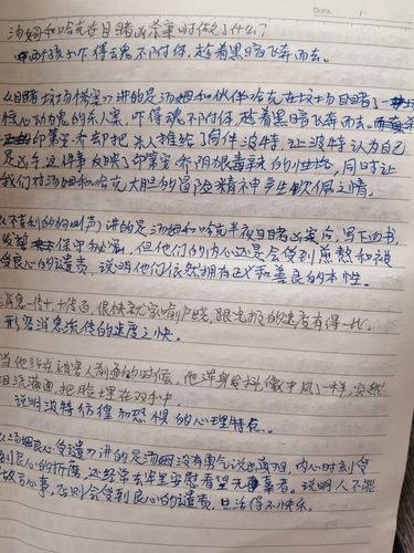 《汤姆.索亚历险记》读书笔记—铜盘小学六5班 郑润城