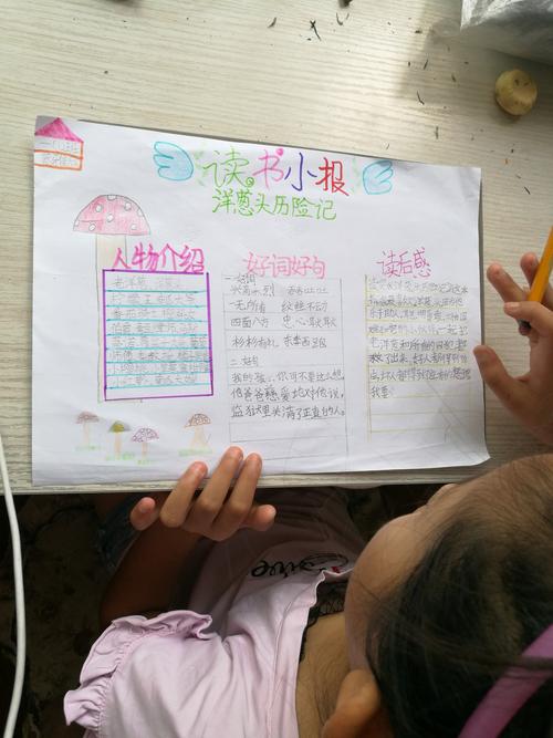 我做的洋葱头读书小报