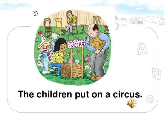 the children put on   circus.