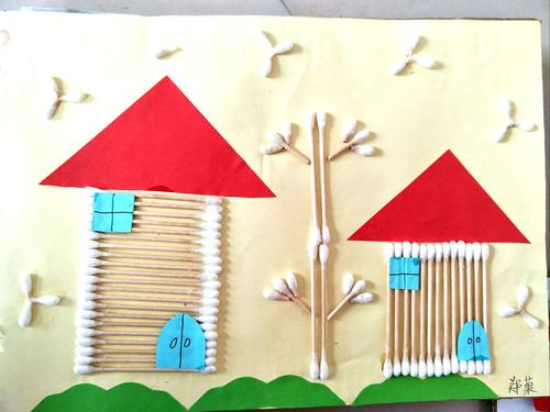 奇思妙想 创意粘贴---岳村实验幼儿园亲子作品展