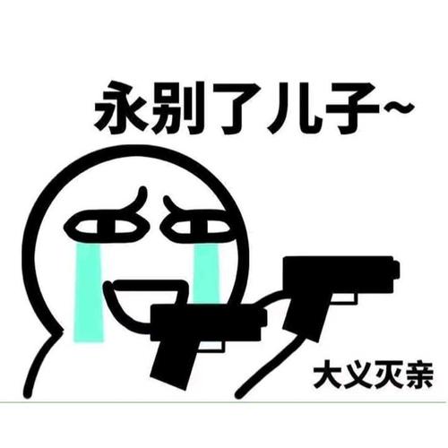 拿着两把枪:永别了儿子~大义灭亲_金馆长妈蛋表情网md.itlun.cn