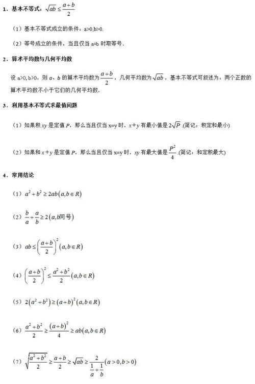 基本不等式,用法不基本,变式太多了!