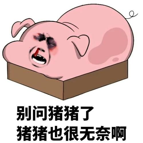 粉色猪头表情包你到底爱不爱猪猪嘛