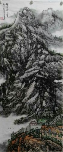 写美篇   马友华,男,1963年生,安徽合肥人,著名山水画家