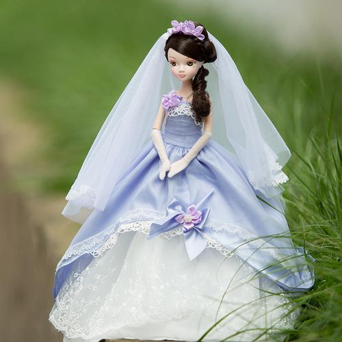 新品可儿娃娃婚纱脱卸仙仙芭比娃娃女孩礼物礼盒包装娃娃