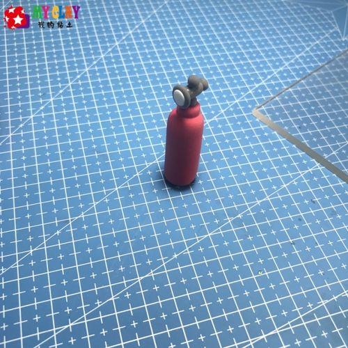 幼儿超轻粘土消防器材灭火器制作教程