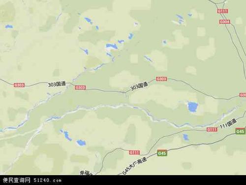 中国内蒙古自治区通辽市开鲁县地图(卫星地图)